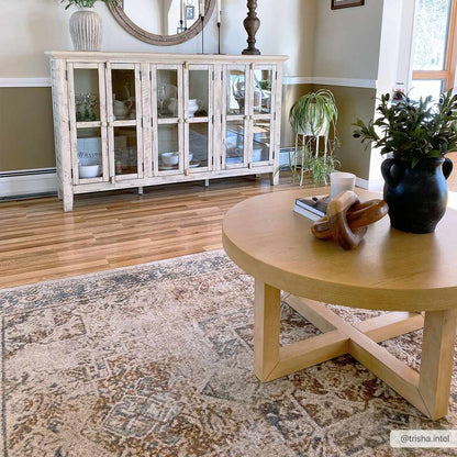 Heritage Style Flat Pile Washable Rug - Tree of Life