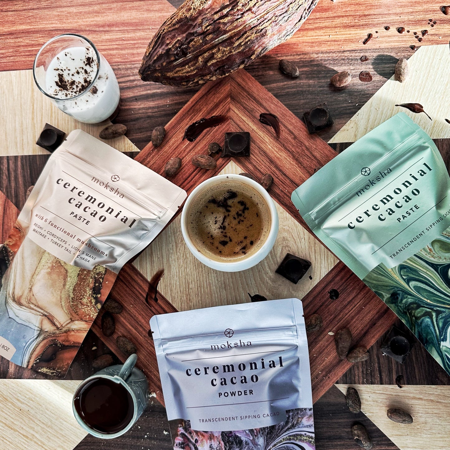 Ceremonial Forest Blend™ Cacao Paste with 6 Functional Mushrooms - Tree of Life
