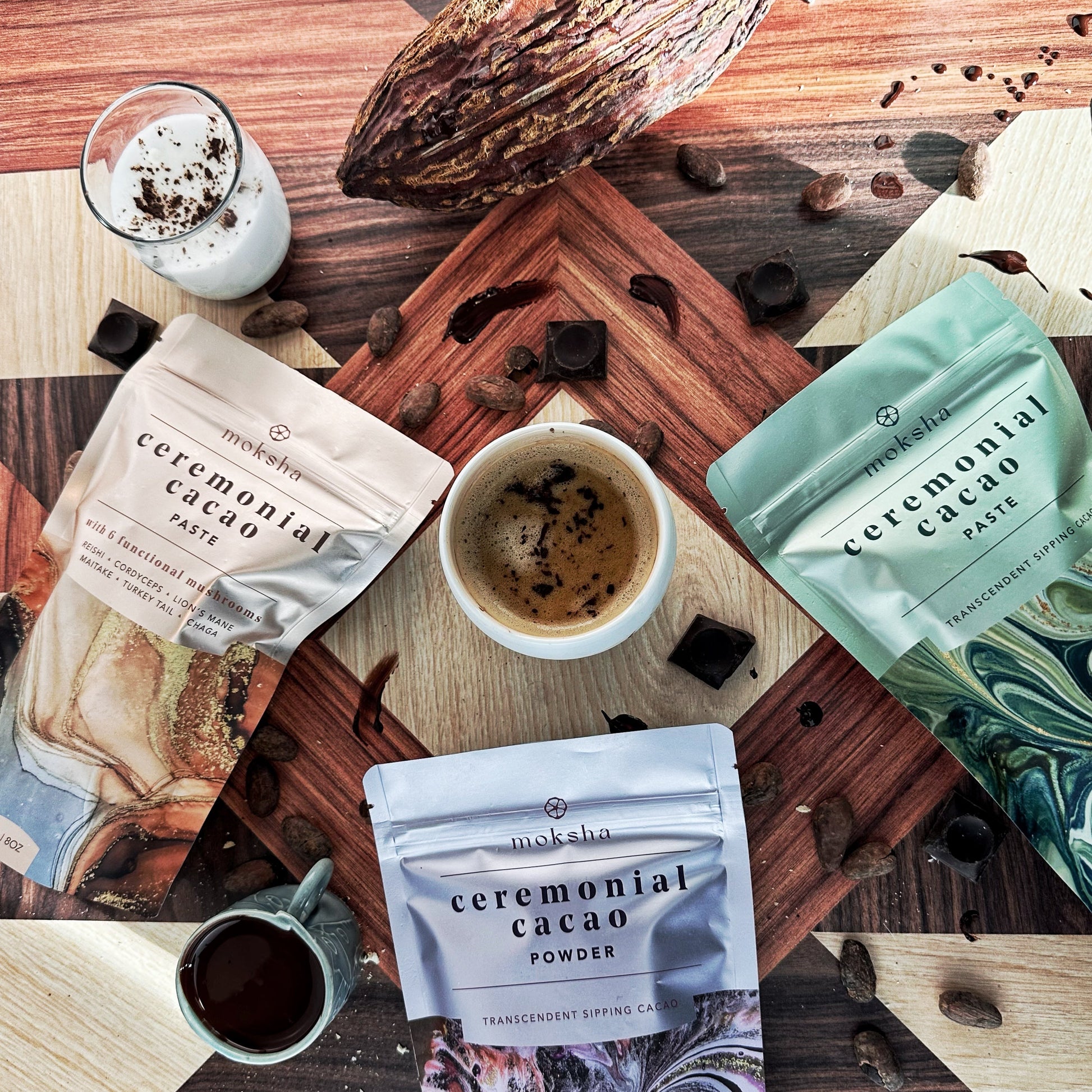 Ceremonial Forest Blend™ Cacao Paste with 6 Functional Mushrooms - Tree of Life