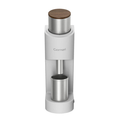 Geimori GU38 Single Dose Coffee Grinder, Electric Burr Coffee Grinder with 38mm Conical Burrs, Stepless Adjustment, Zero Retention - Tree of Life