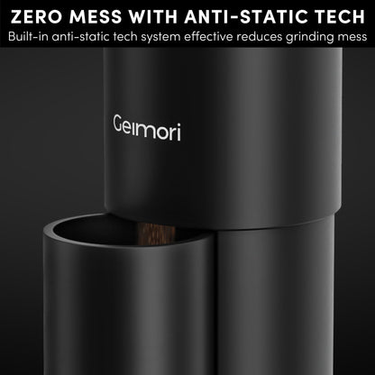 Geimori T38 Plus-The True Pro Grade Portable Coffee Grinder with 38mm Conical Burr, Anti-Static Tech, Stepless Grind Settings, Zero Retention - Tree of Life
