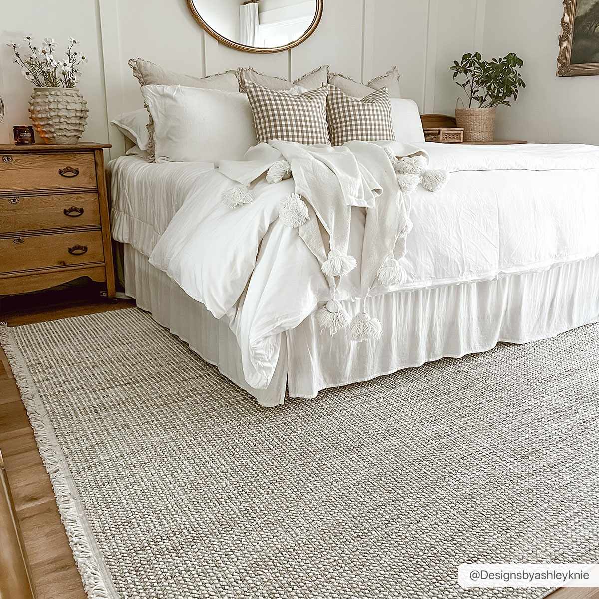Gowan Cream Area Rug - Tree of Life