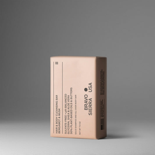 BERGAMOT AND MUSK - HAIR & BODY CLEANSING BAR - Tree of Life