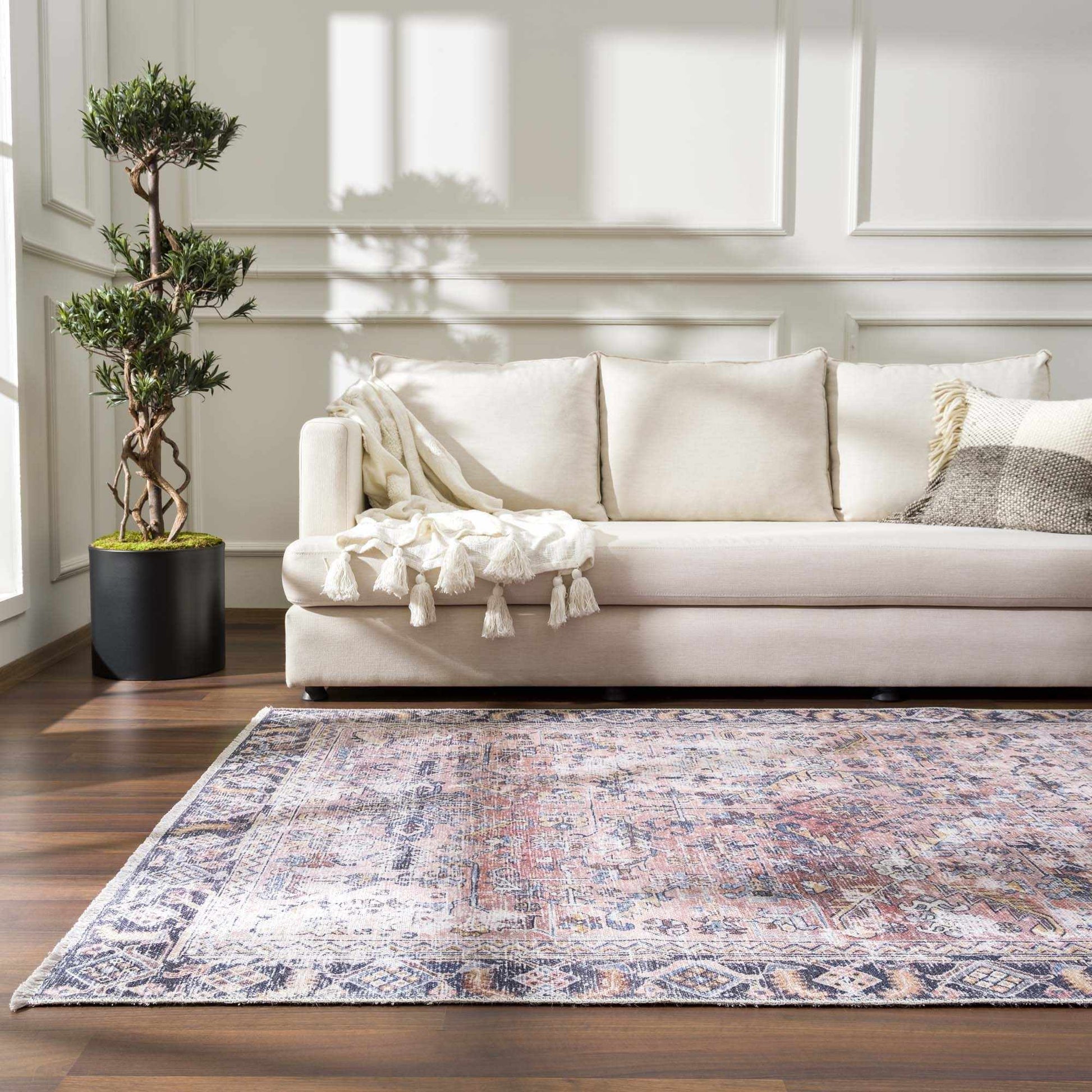 Holi-2305 Boutique Washable Rug - Tree of Life