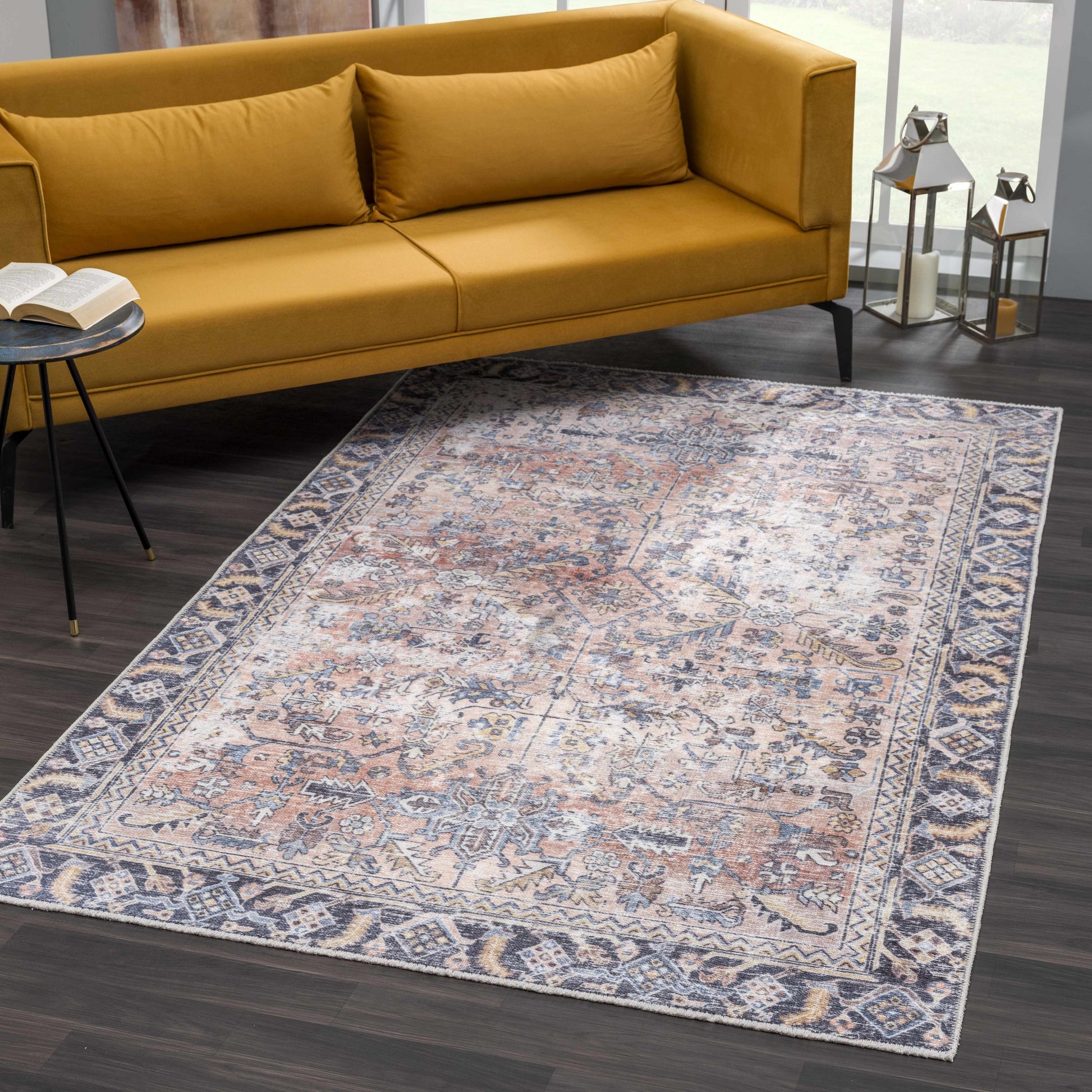 Holi-2305 Boutique Washable Rug - Tree of Life