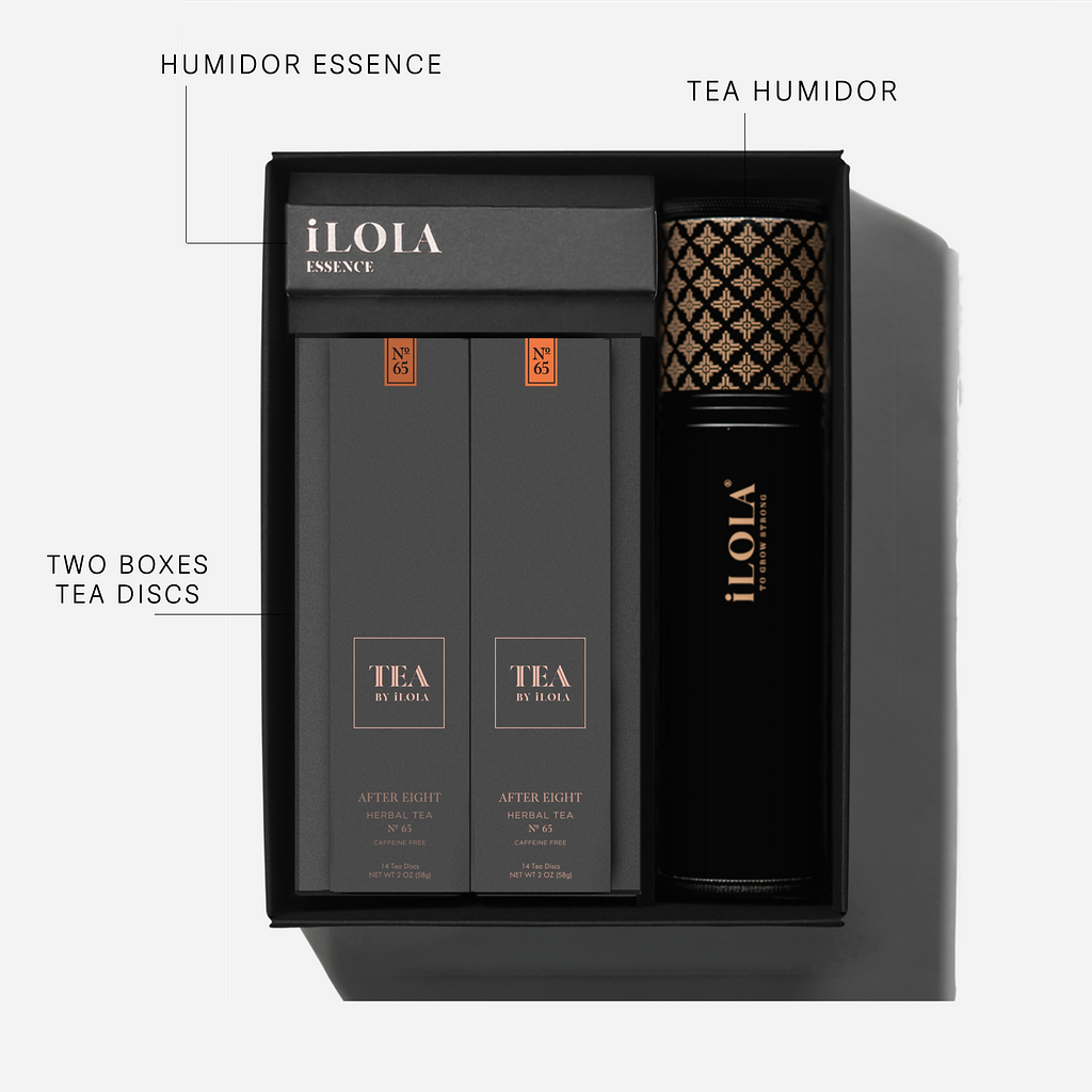 iLOLA Humidor Starter Set – Tea Aging + Storage System - Tree of Life