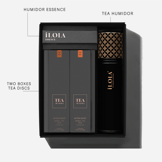 iLOLA Humidor Starter Set – Tea Aging + Storage System - Tree of Life