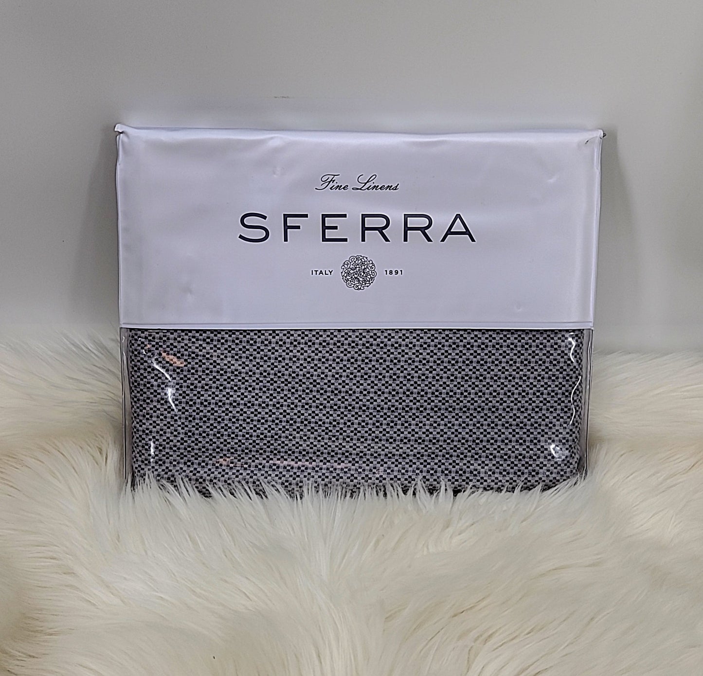 Sferra Minello Duvet Cover, Silver, Size Full-Queen - Tree of Life