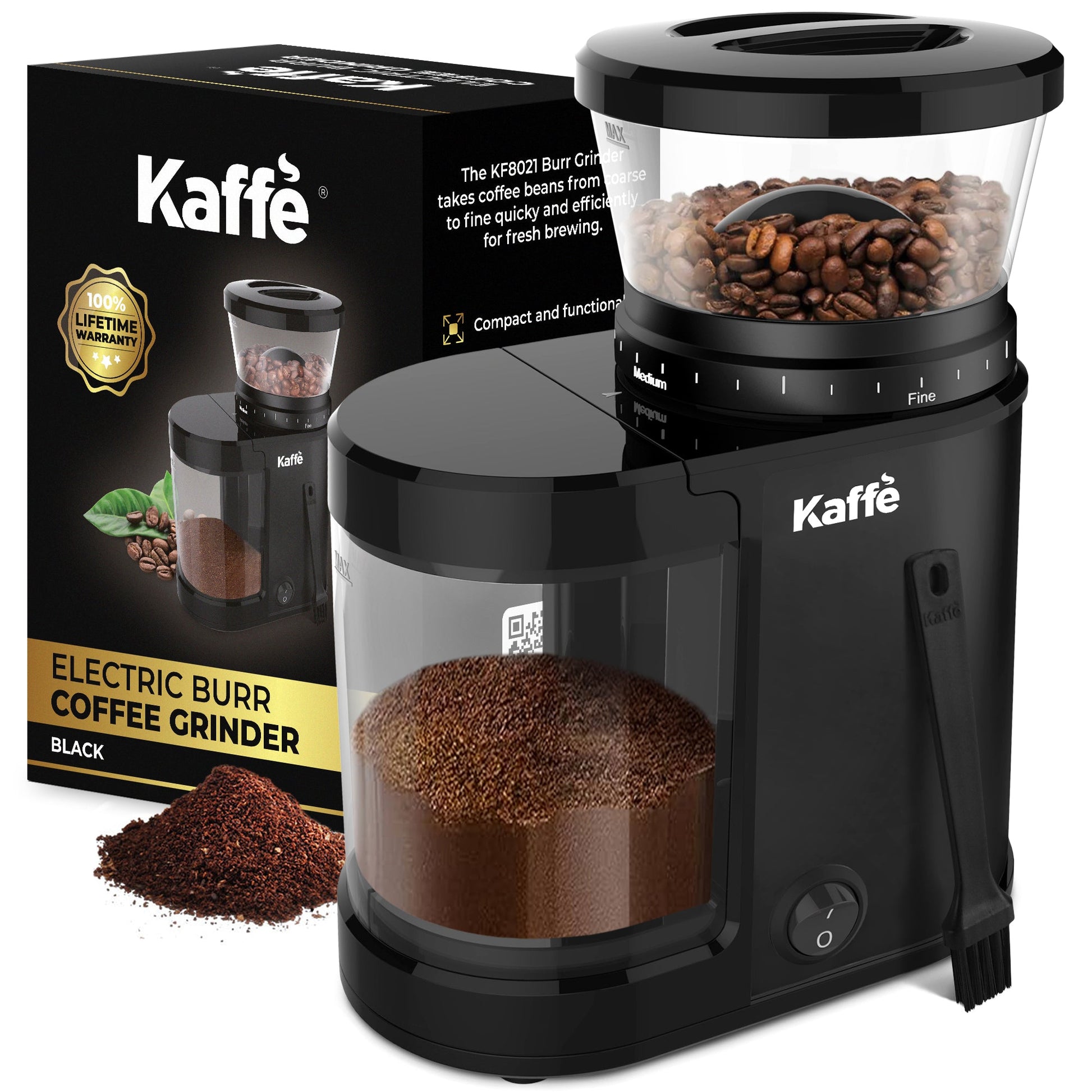 Burr Coffee Grinder, KF8021 - Tree of Life