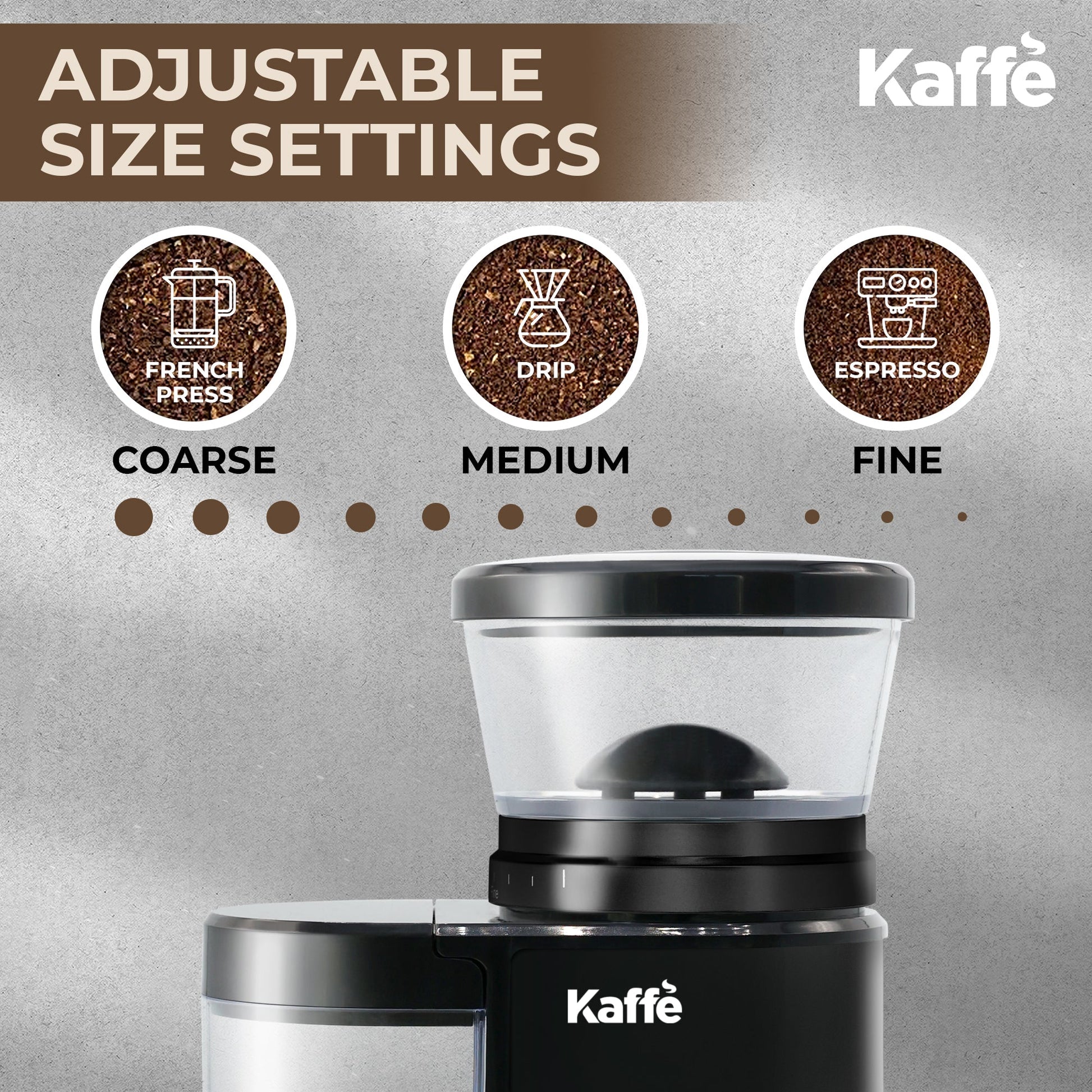 Burr Coffee Grinder, KF8021 - Tree of Life