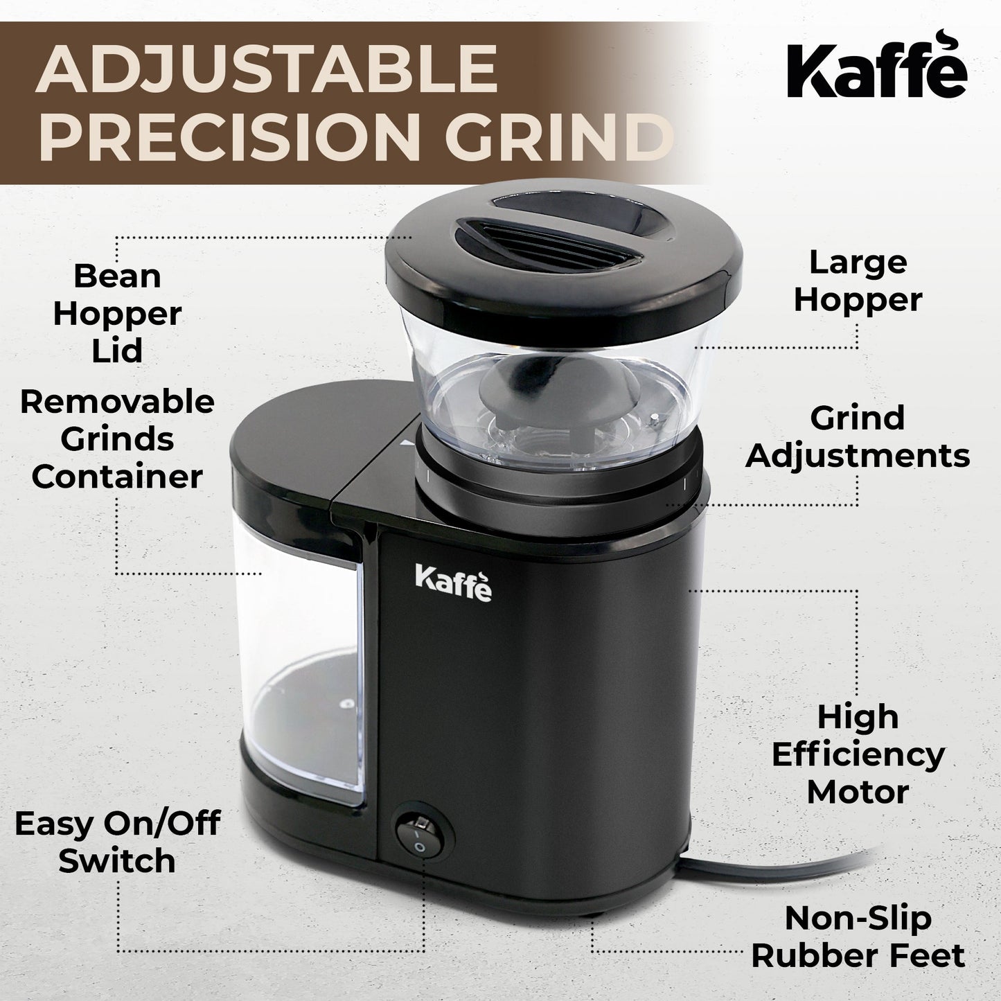 Burr Coffee Grinder, KF8021 - Tree of Life