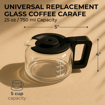 Universal Replacement Coffee Carafe (5-Cup), KFRC05 - Tree of Life