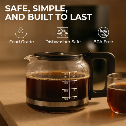 Universal Replacement Coffee Carafe (5-Cup), KFRC05 - Tree of Life