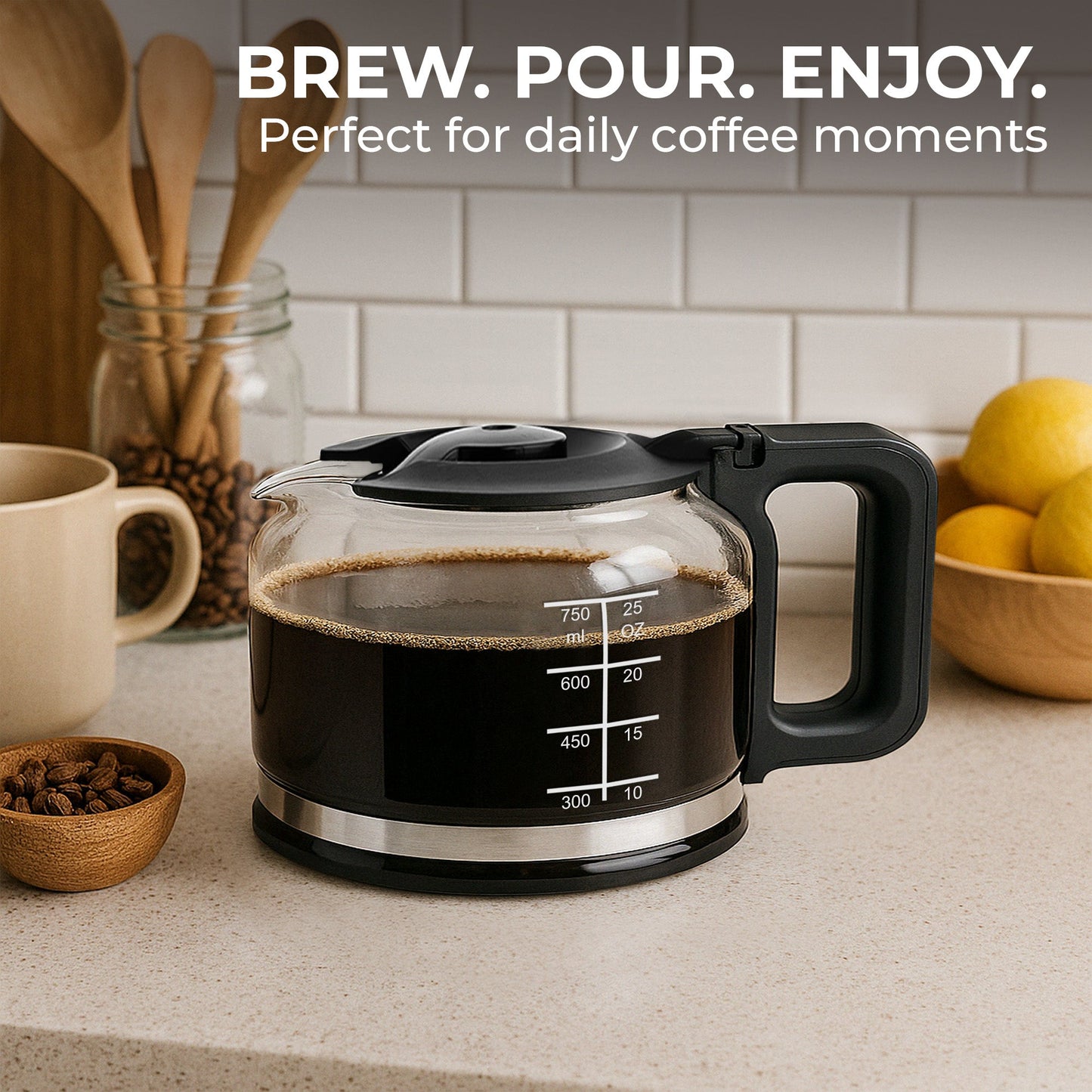 Universal Replacement Coffee Carafe (5-Cup), KFRC05 - Tree of Life