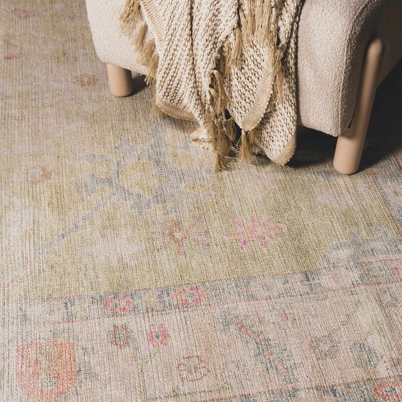 Bozkurt Boutique Washable Rug - Tree of Life