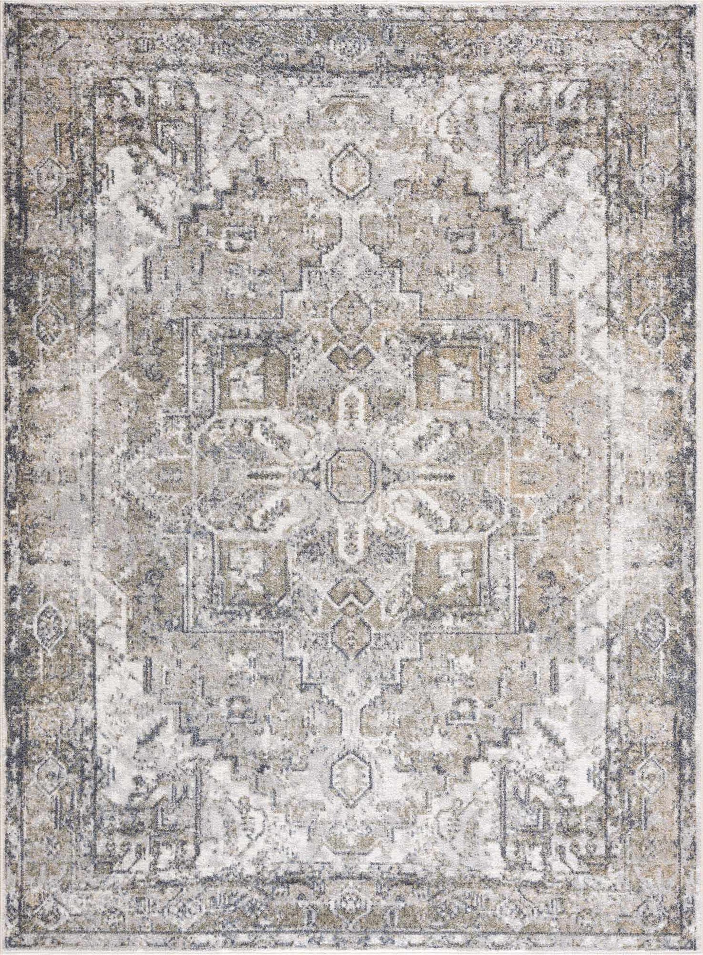 Hera Olive Boutique Washable Rug - Tree of Life