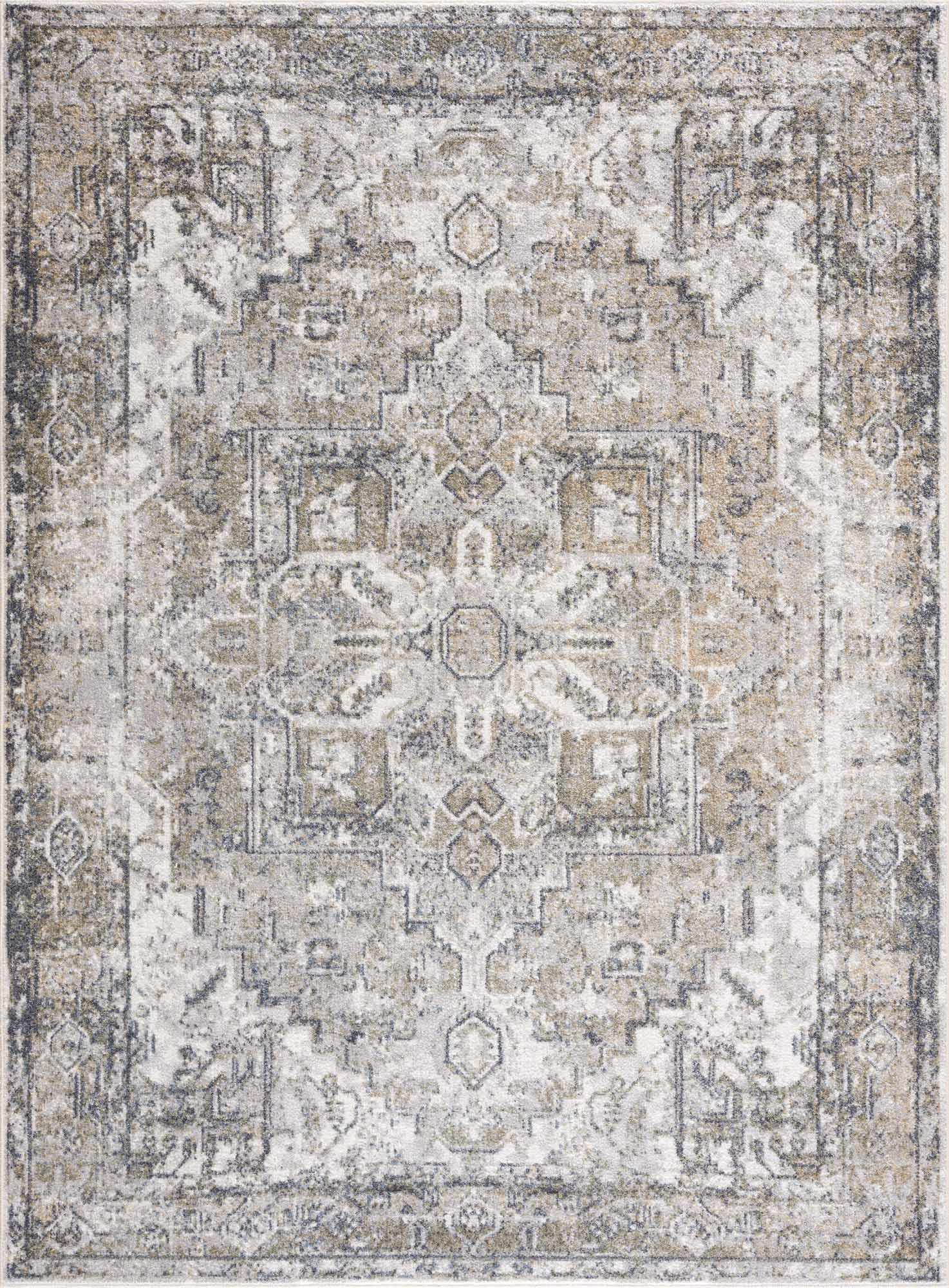 Hera Olive Boutique Washable Rug - Tree of Life