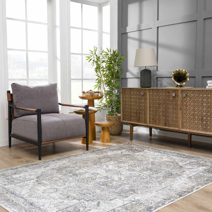 Hera Olive Boutique Washable Rug - Tree of Life