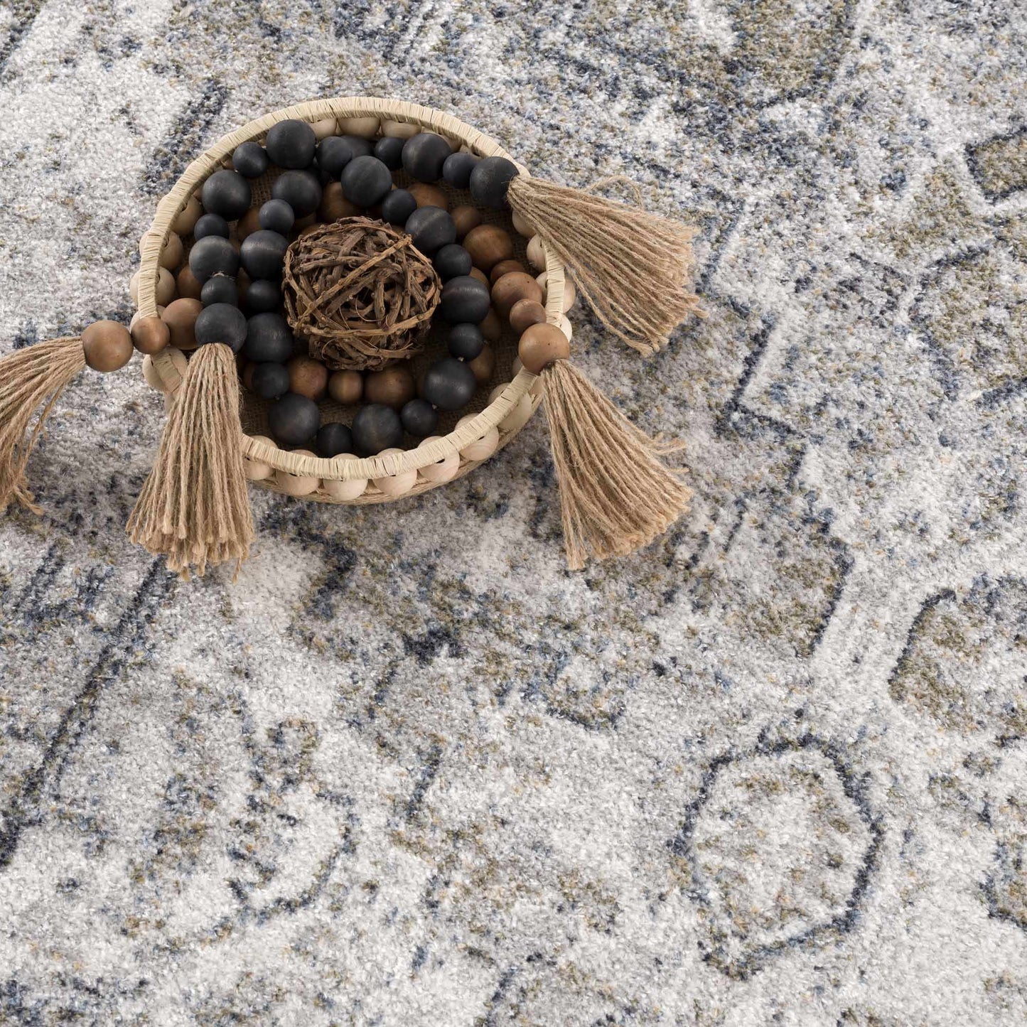 Hera Olive Boutique Washable Rug - Tree of Life