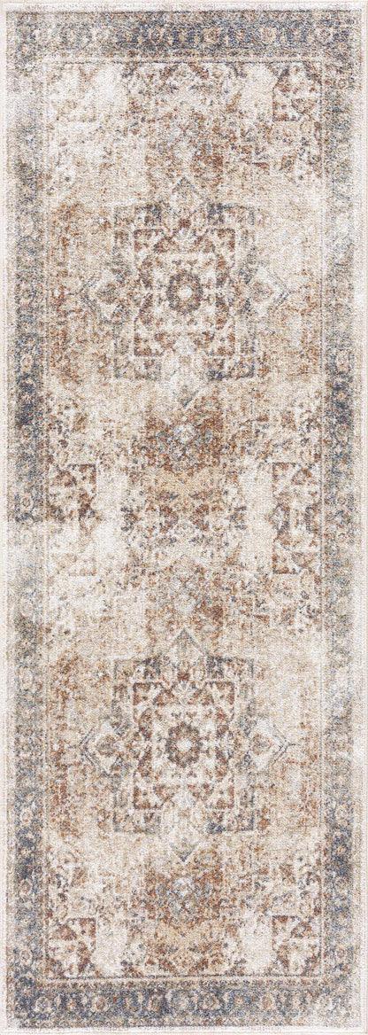 Heritage Style Flat Pile Washable Rug - Tree of Life