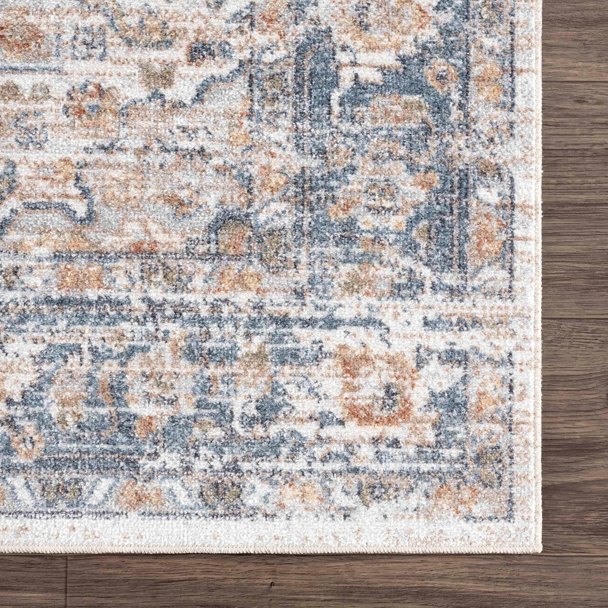 Ezri Cream Washable Area Rug - Tree of Life