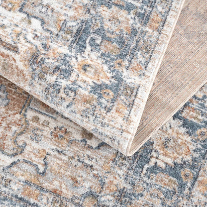 Ezri Cream Washable Area Rug - Tree of Life