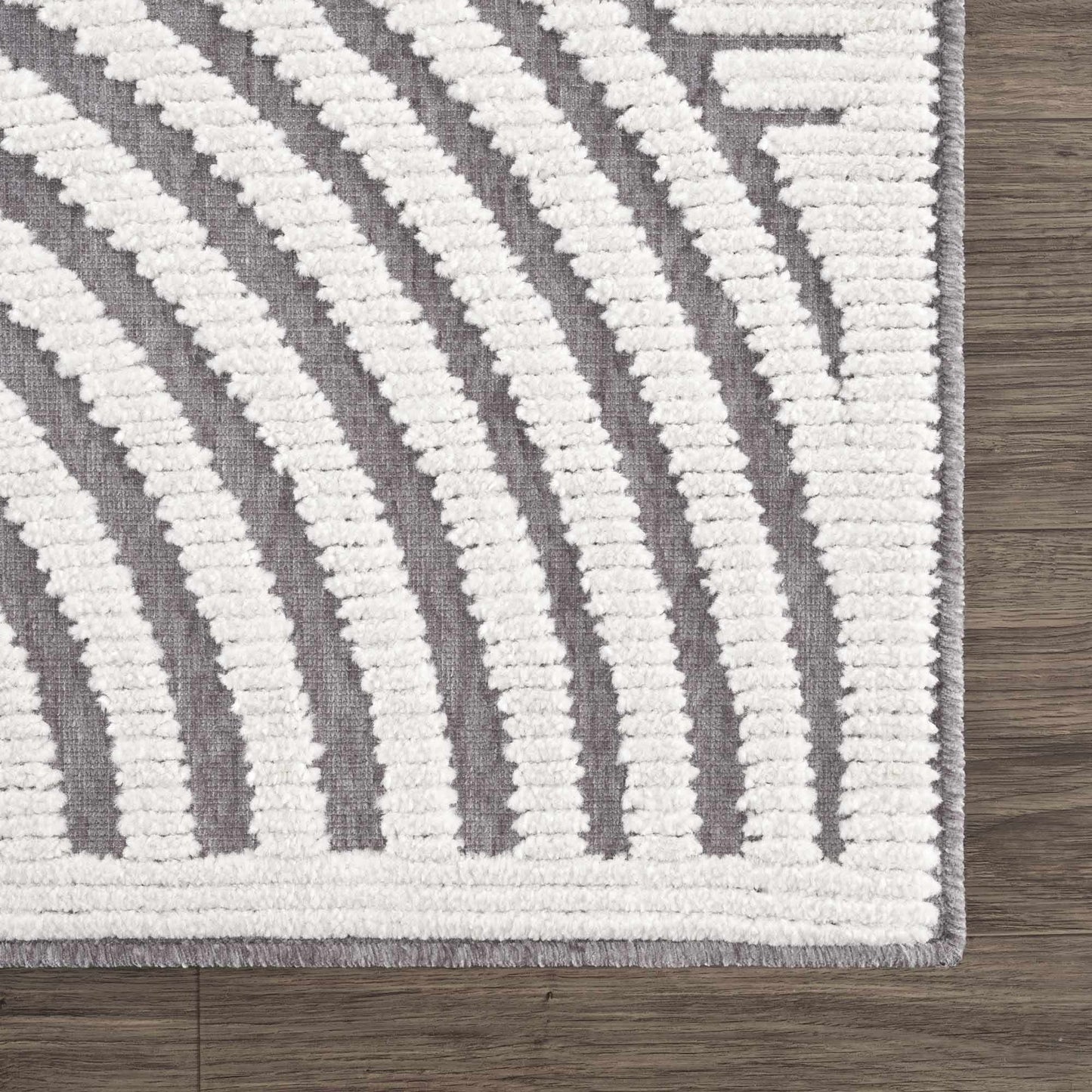 Deron Gray Rainbow Washable Rug - Tree of Life