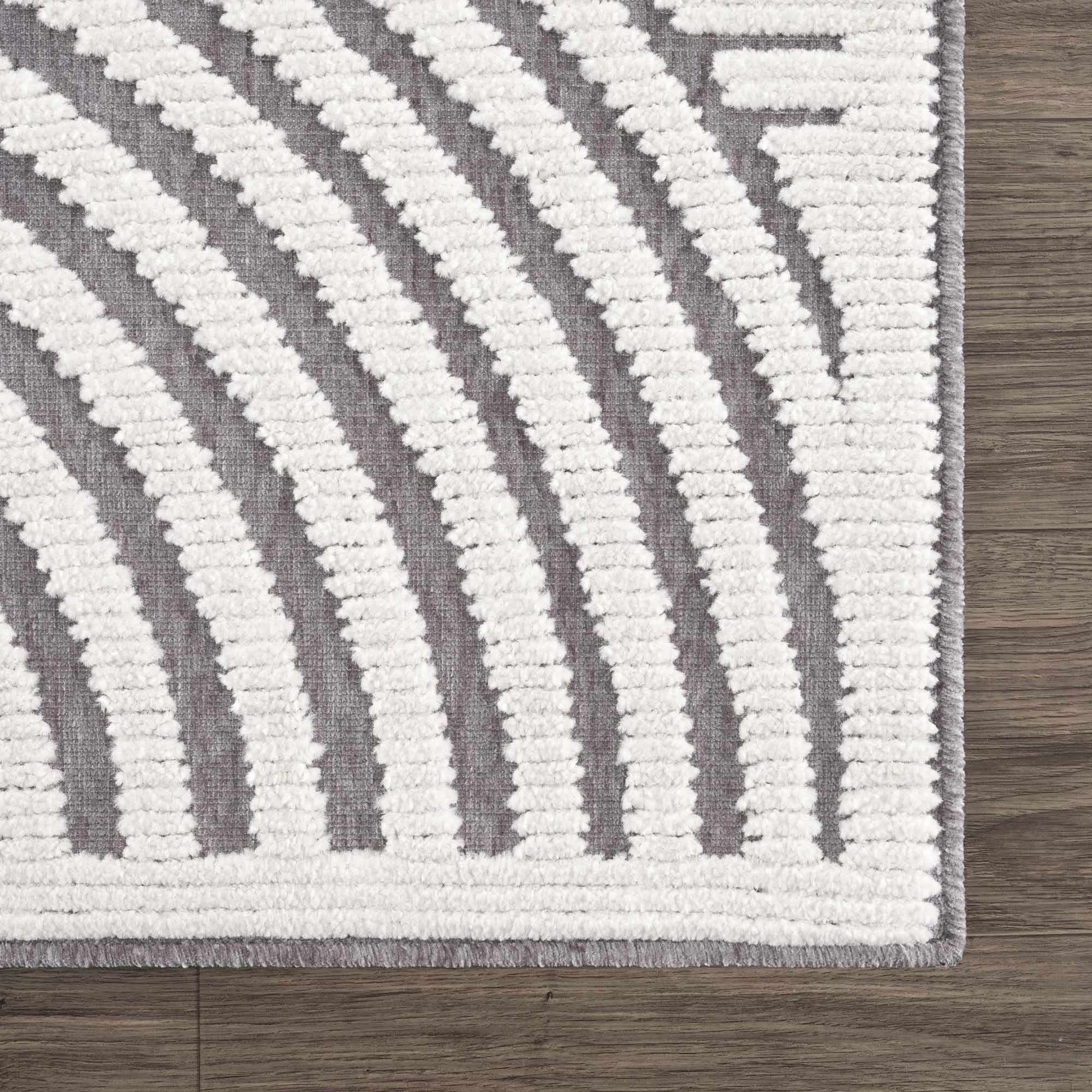 Deron Gray Rainbow Washable Rug - Tree of Life