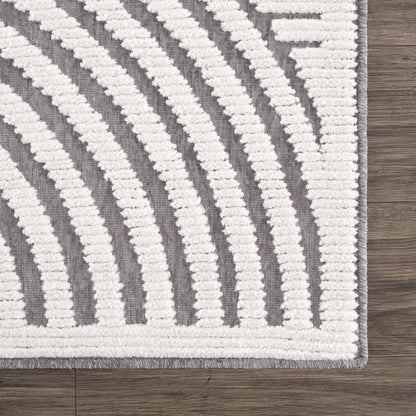Deron Gray Rainbow Washable Rug - Tree of Life