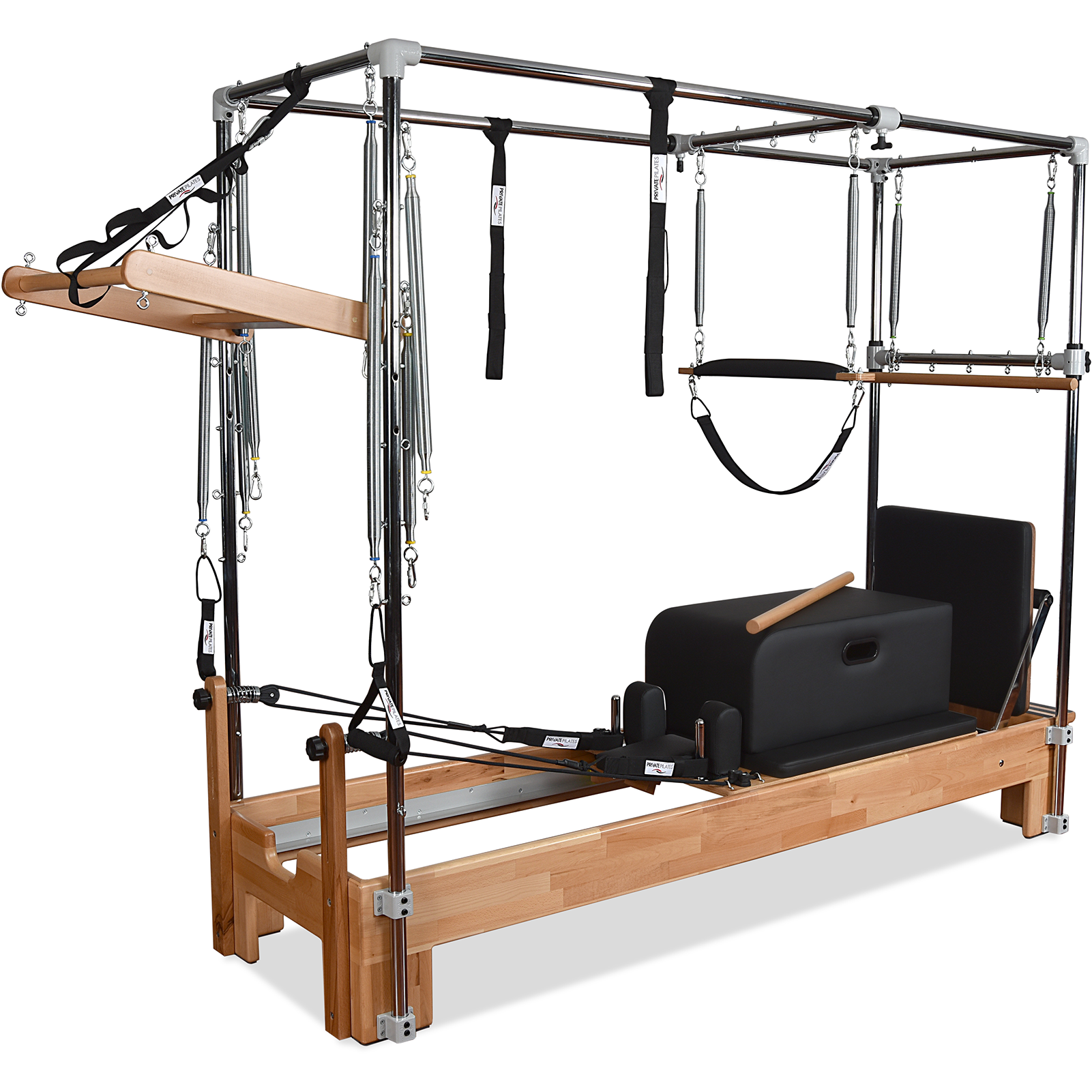 Private Pilates Premium Wood Cadillac-Reformer Bundle - Tree of Life