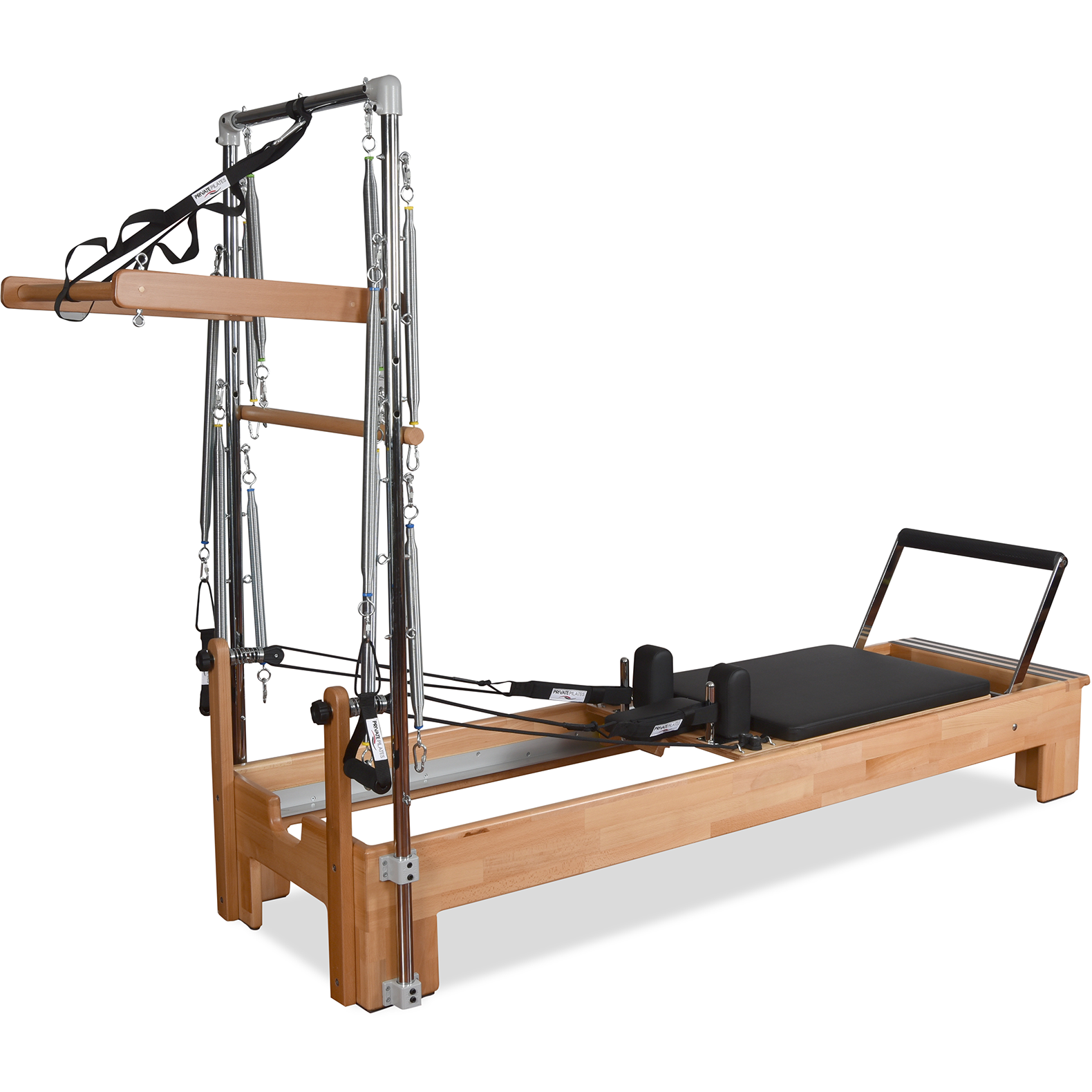 Private Pilates Premium Wood Reformer-Tower Bundle - Tree of Life