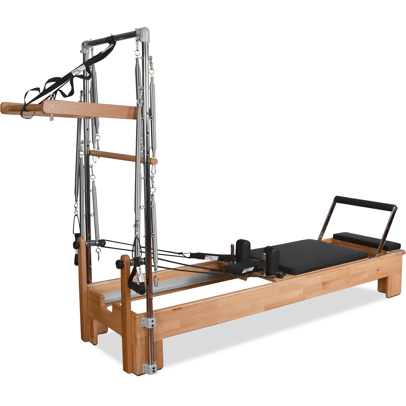 Private Pilates Premium Wood Reformer-Tower Bundle - Tree of Life