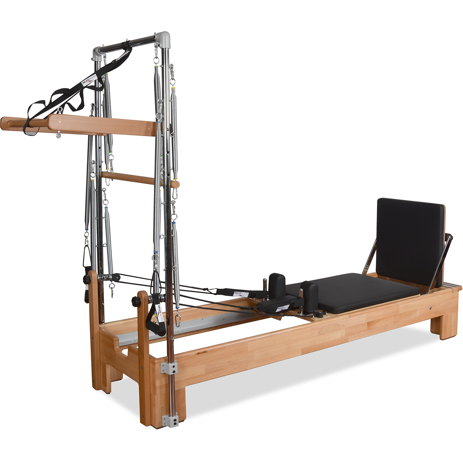 Private Pilates Premium Wood Reformer-Tower Bundle - Tree of Life