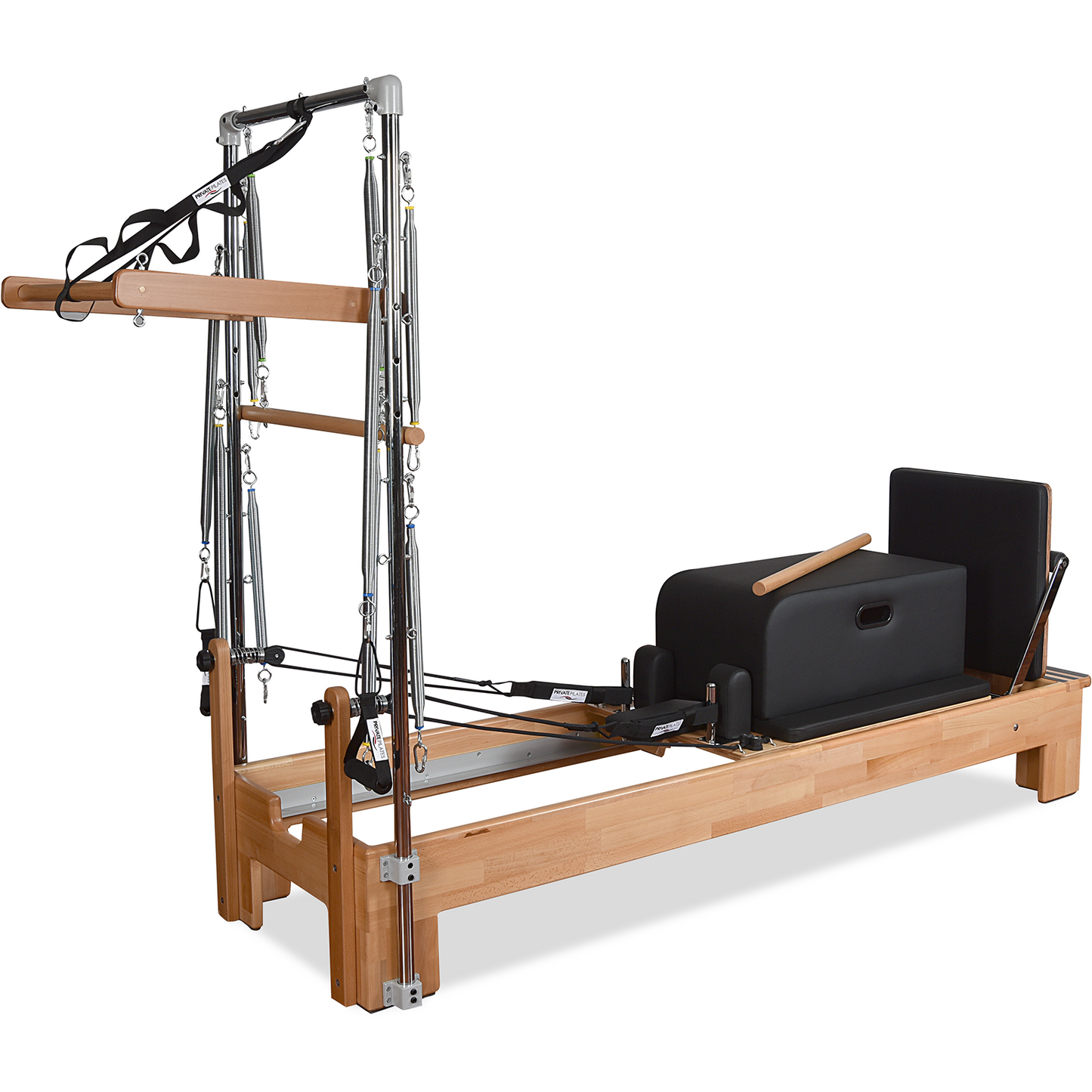 Private Pilates Premium Wood Reformer-Tower Bundle - Tree of Life