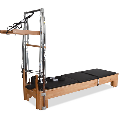 Private Pilates Premium Wood Reformer-Tower Bundle - Tree of Life