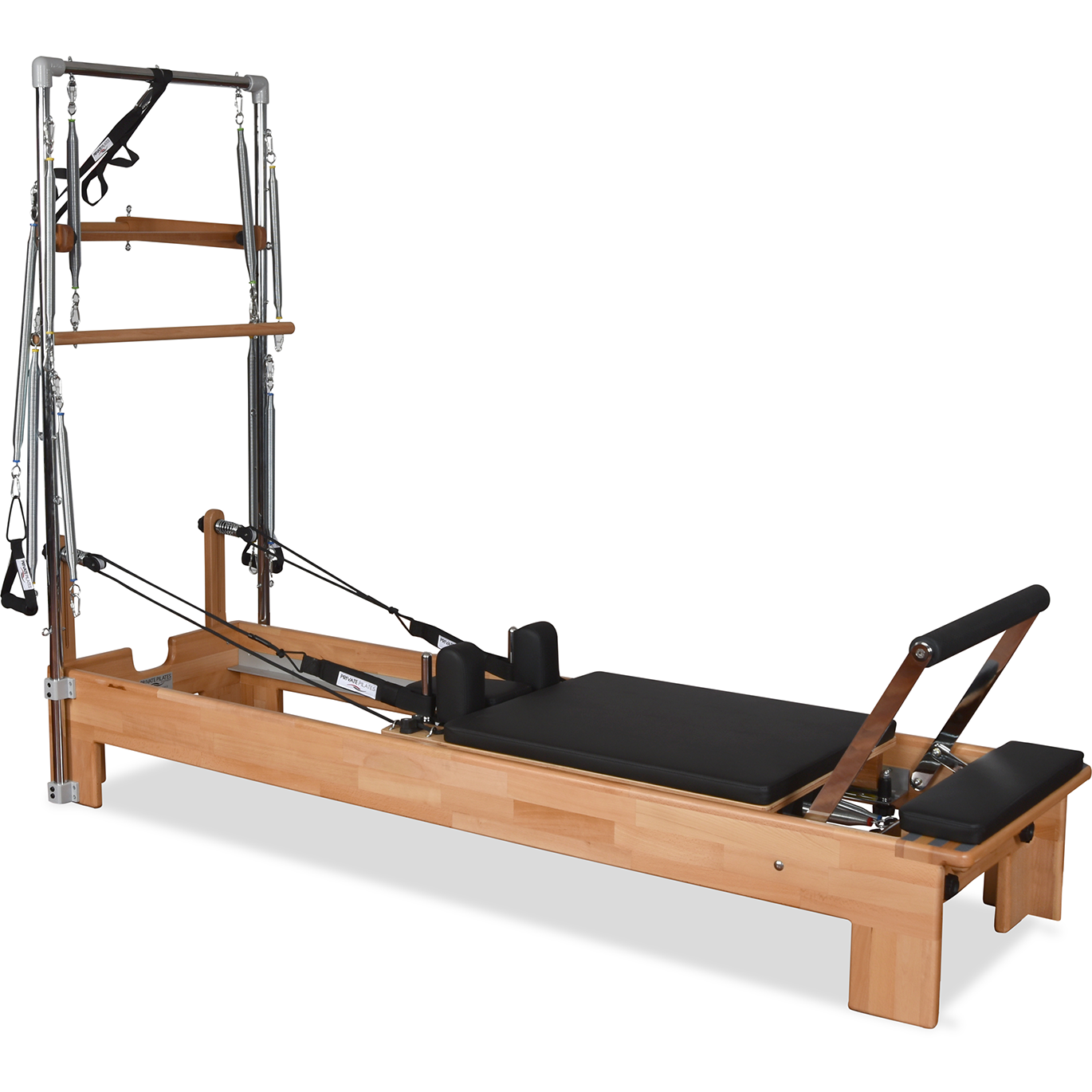 Private Pilates Premium Wood Reformer-Tower Bundle - Tree of Life