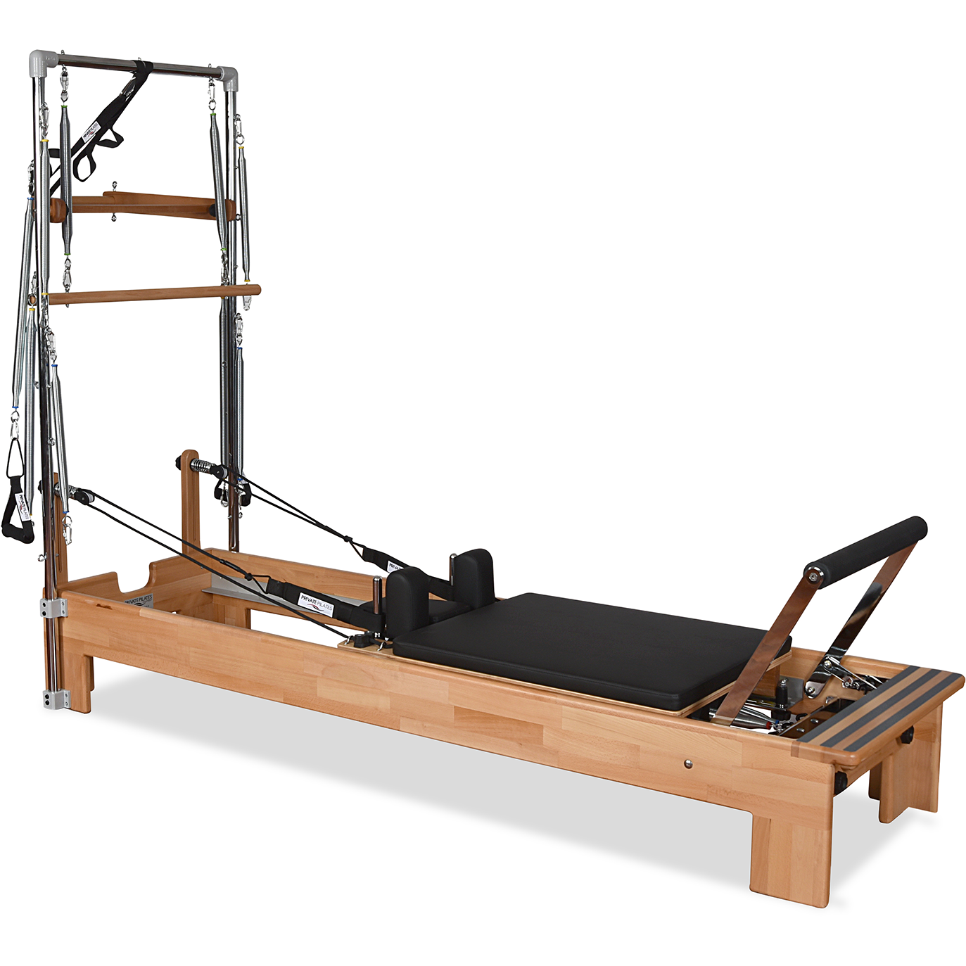 Private Pilates Premium Wood Reformer-Tower Bundle - Tree of Life
