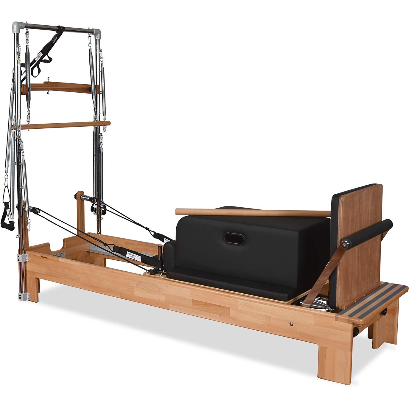 Private Pilates Premium Wood Reformer-Tower Bundle - Tree of Life