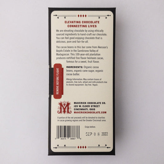 65% Madagascar Dark Chocolate - Tree of Life