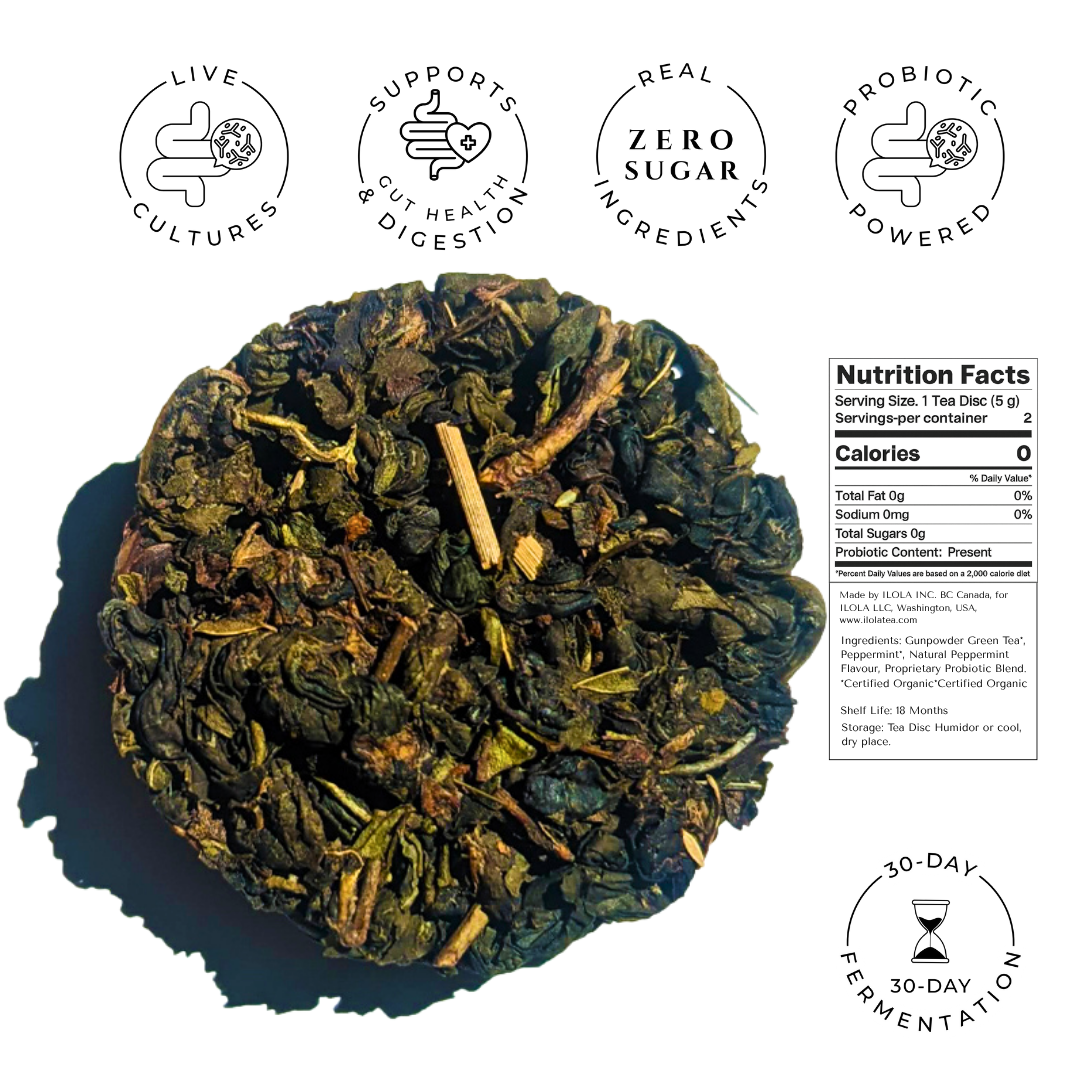 Moroccan Mint No. 26 |  Loose Leaf Green Tea Disc - Tree of Life