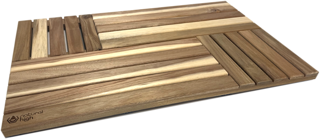 Natural High™ Acacia Wooden Drip Mat - Tree of Life
