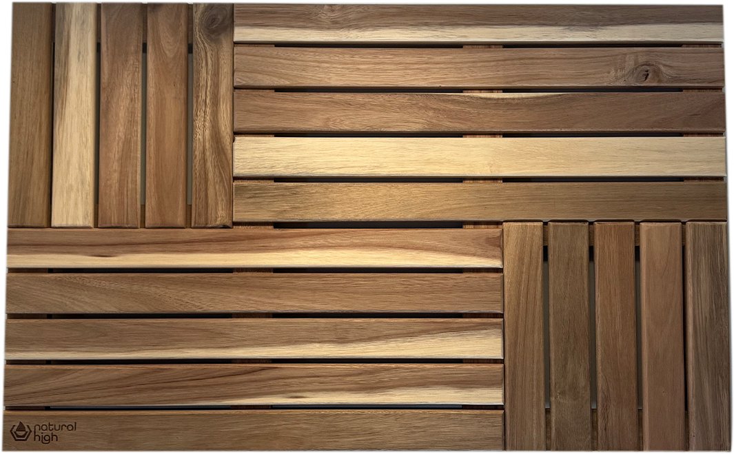 Natural High™ Acacia Wooden Drip Mat - Tree of Life