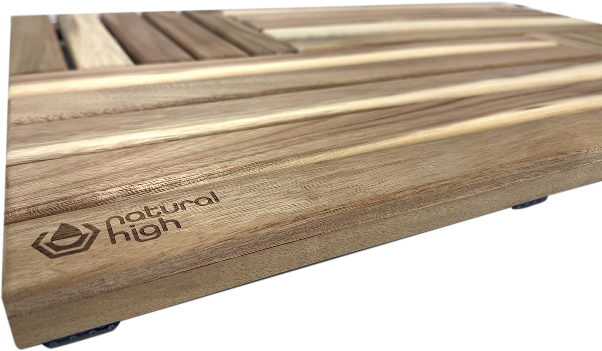 Natural High™ Acacia Wooden Drip Mat - Tree of Life