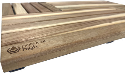 Natural High™ Acacia Wooden Drip Mat - Tree of Life