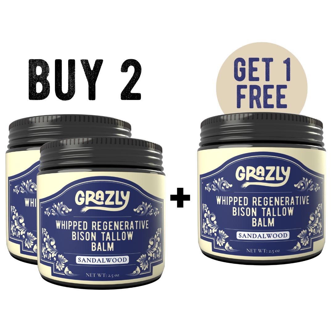 Whipped Bison Tallow & Manuka Honey Moisturizing Balm - Tree of Life