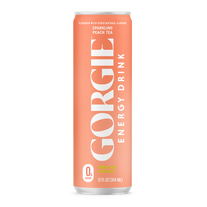 Energy Drink - Sparkling Peach Tea  (12 cans) - Tree of Life