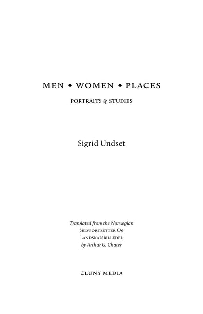Men, Women, Places
