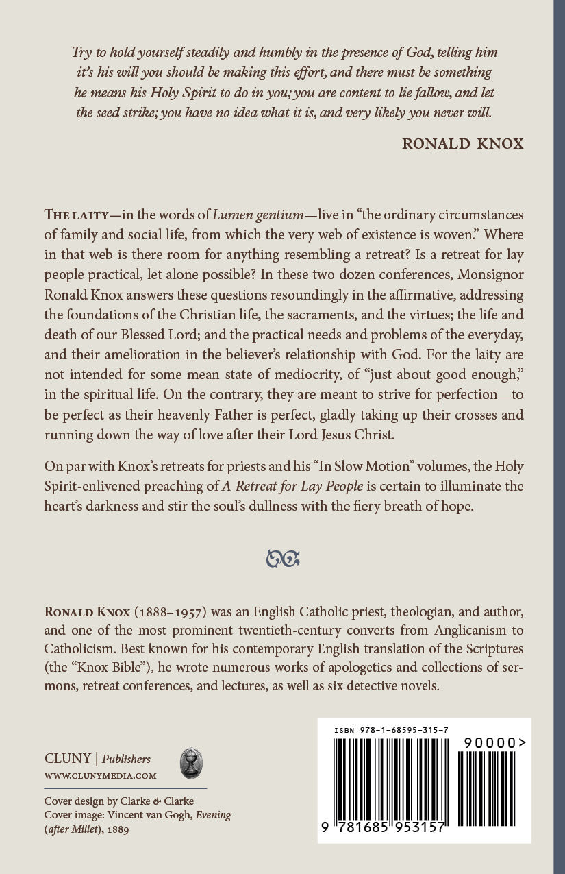 A Retreat for Lay People