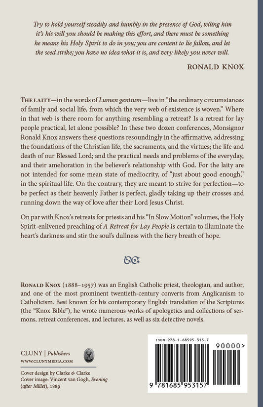 A Retreat for Lay People