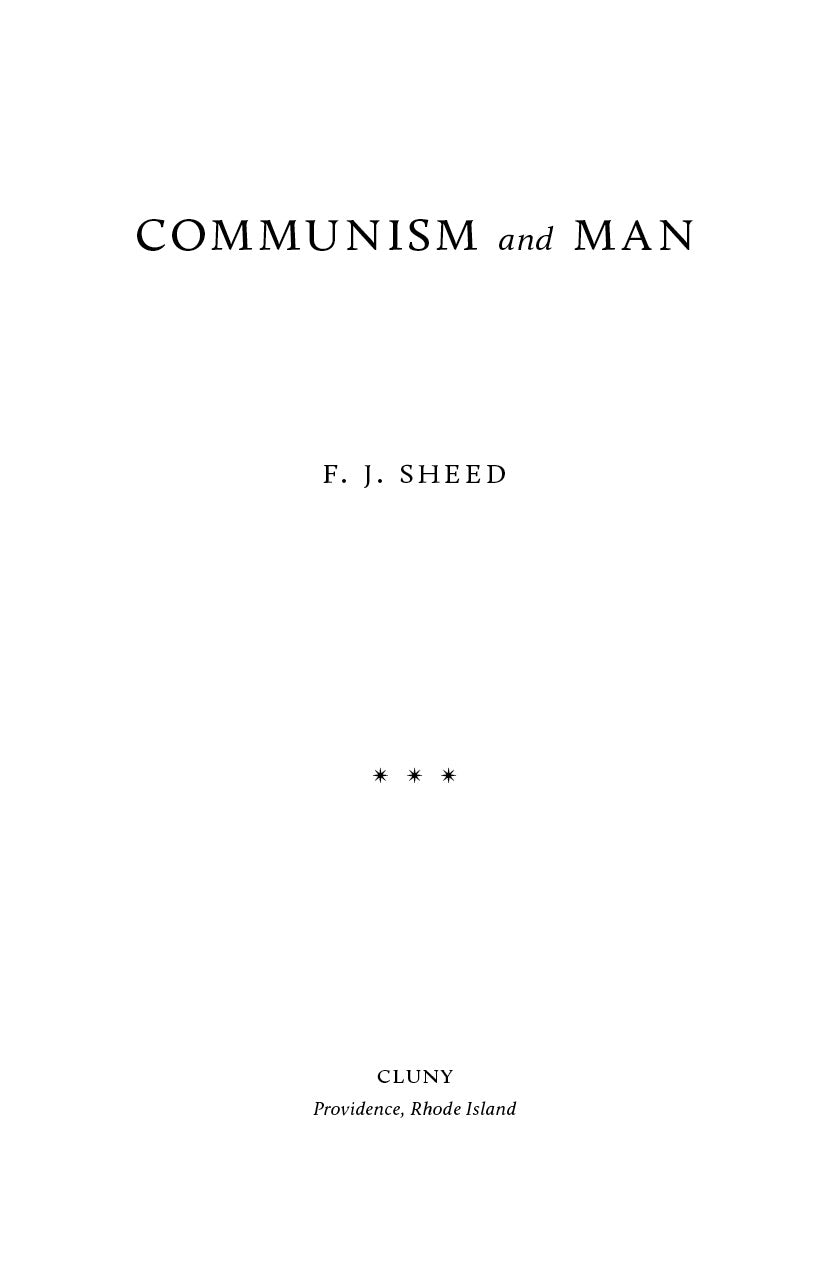 Communism and Man